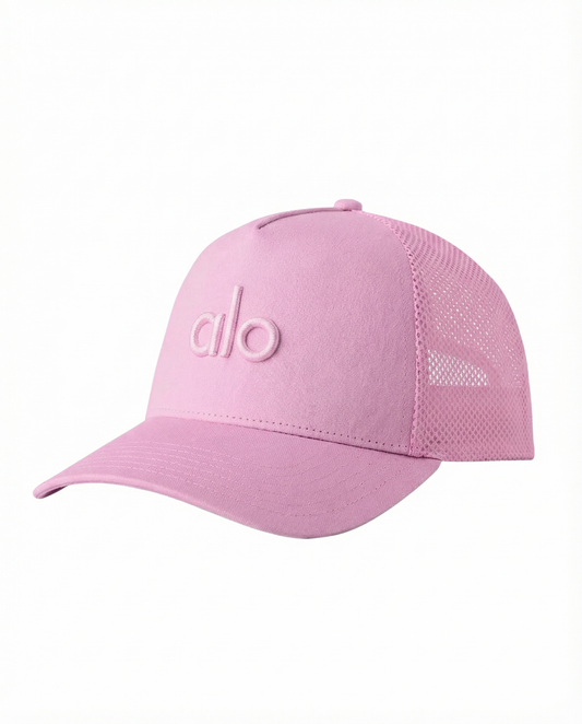 District Trucker Hat - Rose
