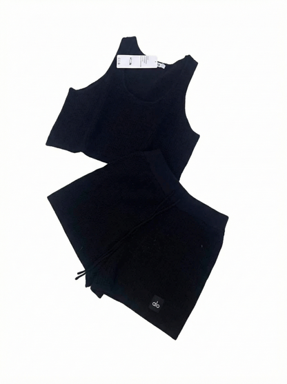 Ensemble Cachemire Plush Waffle